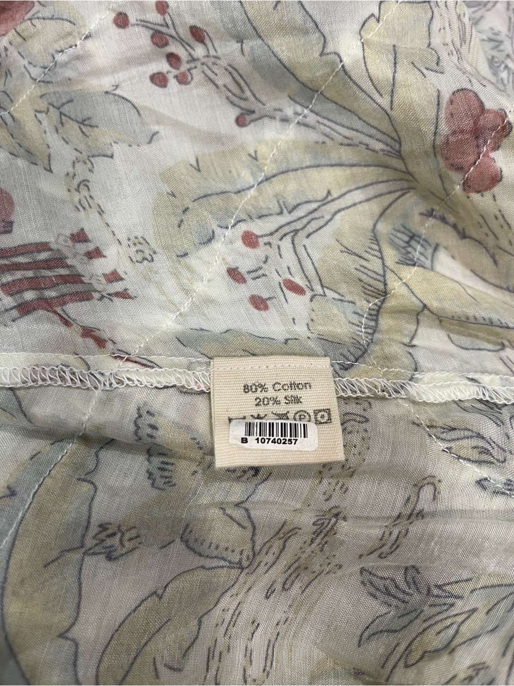Krista Larson Lagenlook Charming/Asian Toile Slip Cami / Tunic Dress - One Size - Picture 10 of 11